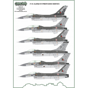 D48136 F-16A/AM/B/BM  in Portuquese service - generic set