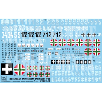 HADhj72003 Hungarian and german markings WWII.