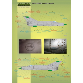 D48020 MiG-21PFM/M/MF/bis/UM Polish stencils