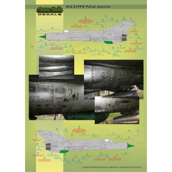 D48020 MiG-21PFM/M/MF/bis/UM Polish stencils