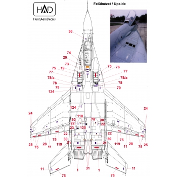 MiG-29 Russian stencils