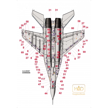 MiG-29 Russian stencils