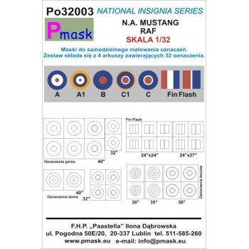 Po32003 N.A Mustang RAF