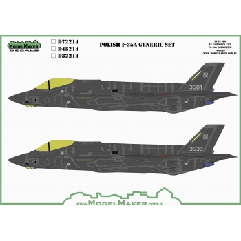 D72214 Polish F-35 generic set 