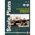 Scale Plans No. 35. De DH.98 Havilland Mosquito. Early Fighter Versions