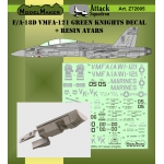 Z72005  F/A-18D VMFA-121 Green Knights + resin ATARS