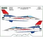 D72225 USAF F-16C Viper Demo 2024 50 Years of F-16