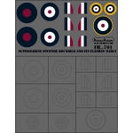 IM32701 Supermarine Spitfire roundels and fin flashes - EARLY