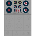 IM72702 Supermarine Spitfire roundels and fin flashes - LATE