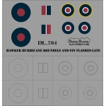 IM32704 HAWKER HURRICANE   ROUNDELS AND FIN FLASHES - LATE - EARLY (Kopia)