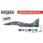 HTK-AS17 Modern Polish Air Force paint set vol. 1