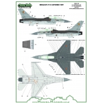 D72174 Belgian f-16 insignias & stencils-generic set 