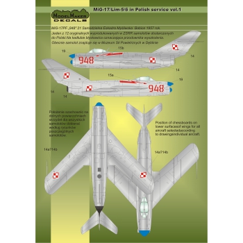D48025 MiG-17/Lim-5/6 in Polish service vol.1