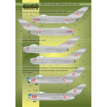 D48025 MiG-17/Lim-5/6 in Polish service vol.1