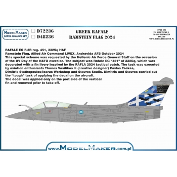 D72236 Greek  Rafale Ramstein Flag 2024