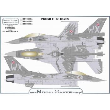 MD32138A Polish F-16C - Raven - refresched set 